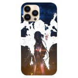 Husa compatibila cu Apple iPhone 15 Pro Max model Sword Art Online Kirito and Asuna Swords, Silicon, TPU, Viceversa, Transparent, Carcasa