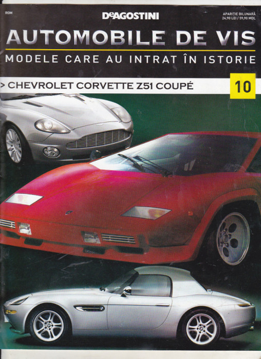 bnk ant Revista Automobile de vis nr 10 - Chevrolet Corvette Z51 Coupe