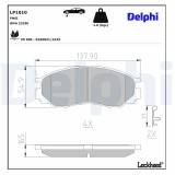 Set placute frana disc Mitsubishi Colt III, Colt IV, Delica / Space Gear, Eclipse I, Eclipse II, Galant VI, Galant VII, Galant Viii, L 300 III, L
