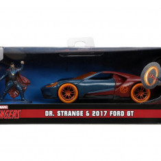 JADA MARVEL MASINUTA METALICA FORD GT SCARA 1:32 SI FIGURINA METALICA DOCTOR STRANGE