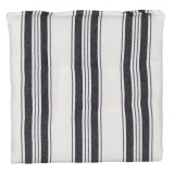Perna Scaun, Model Dungi, Culoare Ecru și Negru, Dimensiuni 40x40cm, Oem