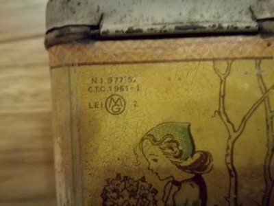Cutie tablă Metalglobus, an 1961, jucarie, comunism, epoca de aur foto