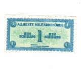 Austria 1944 - 1 schilling, ocupația aliata, aUNC