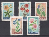 Coreea de Nord (DPR Korea) 1965 - Seria Completă &bdquo;Botanică / Flori de Munte și Flori Naționale din Coreea&rdquo; Ștampilat - Cod: -SW13