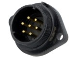 Soclu SP21 Tată 7 PIN IP68 15A 500V Lipire