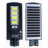 Lampa Stradala Solara LED, BZRSH, 200W cu senzor de miscare si telecomanda, stalp de montare inclus, 61 x 22.5 cm