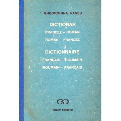 Gheorghina Hanes - Dictionar francez - roman, roman - francez - 129025 foto