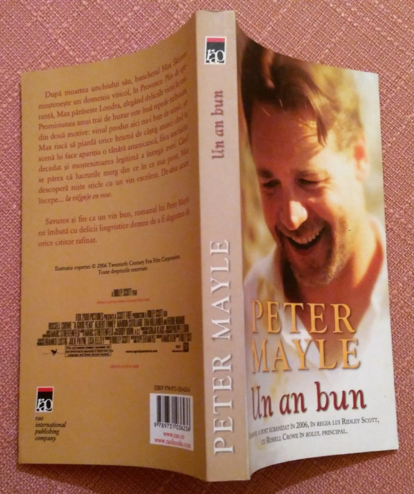 Un an bun. Editura Rao, 2008 - Peter Mayle