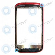 Capac frontal HTC Desire C, piesa de schimb rosie ABSPA20GF/LH120527