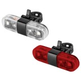 Set lumini bicicleta fata-spate USB, re&icirc;ncarcabile, montaj rapid