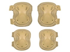 Set Cotiere si Genunchiere Model C 8Fields Tan