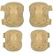 Set Cotiere si Genunchiere Model C 8Fields Tan