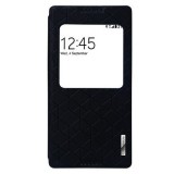 Husa Flip S-View Baseus Neagra pentru Sony Xperia C3, Protectie Premium
