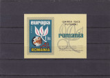 Spania/Romania, Exil romanesc., em. a XL-a, Europa 1965, colita ned., 1965, MNH., Istorie, Nestampilat
