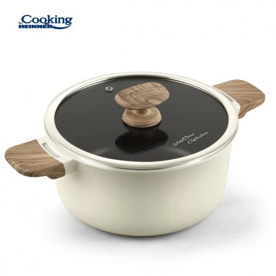SEMIOALA ALUMINIU+CAPAC 24x12CM,4.7 L, WILD STONE, COOKING BY HEINNER foto