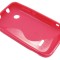 Husa silicon S-case rosie pentru Sony Xperia Tipo (ST21i)