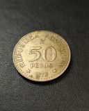 B 11 Moneda Comemorativa 50 Pesos 1978 Jos&eacute; de San Mart&iacute;n Argentina