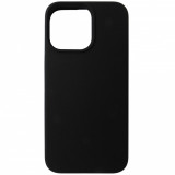 Husa tip capac spate Prio neagra, plastic si silicon, pentru Apple iPhone 15 Pro Max
