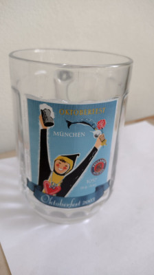 PAHAR BERE HALBA SUVENIR OCTOBERFEST MUNCHEN 2003 PAULANER foto