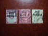 ANGLIA / MAREA BRITANIE REGINA VICTORIA 3 EMISIUNI COMPLETE, Stampilat