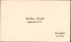 HST A2337 Carte de vizită primar Cisnădie, Walter Graef