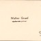 HST A2337 Carte de vizită primar Cisnădie, Walter Graef