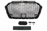 Grila Centrala Audi A3 8V Facelift (2017-2018) Negru Lucios RS3 Design Performance AutoTuning