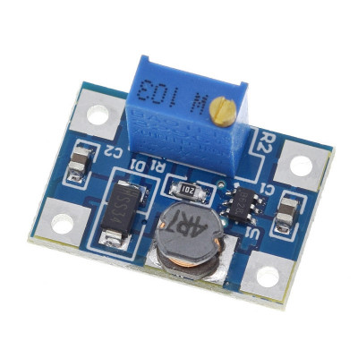 DC-DC SX1308 converter step-up, IN: 2-24V, OUT: 2-28V ( 2A ) foto