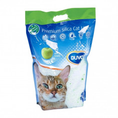 Asternut igienic pentru pisici, Duvo +, Premium Silicat, Mar, 5L