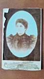 Fotografie tip CDV, Aneta Georgescu, inceput de secol XX