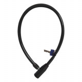 Cablu antifurt Oxford Hoop, 600mm x 4mm, negru