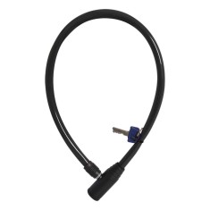 Cablu antifurt Oxford Hoop, 600mm x 4mm, negru foto