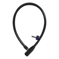 Cablu antifurt Oxford Hoop, 600mm x 4mm, negru