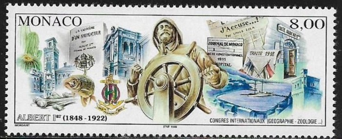 C2876 - Monaco 1997 - Congres geografic neuzat,perfecta stare