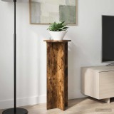 vidaXL Suport pentru plante 2 pcs Stejar fumuriu &Oslash;40 x 100 cm 899695