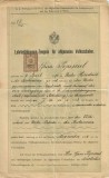 A4320N Certificat de calificare profesională ca &icirc;nvățător pentru rom&acirc;n din Bucovina, 1916/Lehrbef&auml;higung-Zeugnis f&uuml;r allgemeine Volksschulen