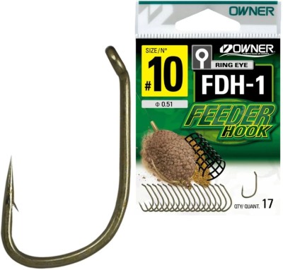 Carlige Owner FDH-1 Amano Tenkara W/Eye Brown, Nr.6, 16buc/pac foto