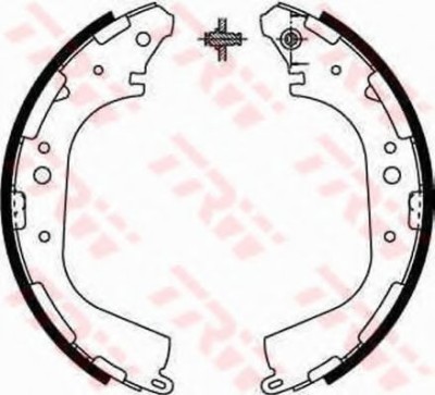 Set saboti frana NISSAN PICK UP III (D22) (1997 - 2016) TRW GS8590 foto