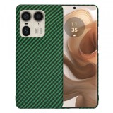 Husa pentru Motorola Edge 50 Ultra, Techsuit, Carbonite FiberShell, Verde