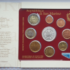 M01 San Marino set monetarie 9 monede 2006 5 euro argint Melchiorre Delfico