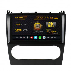 Navigatie Mercedes Benz C-Class W203 (2004-2011), Android 13, V-Octacore 4GB RAM + 64GB ROM, 9.5 Inch - AD-BGV9004+AD-BGRKIT414