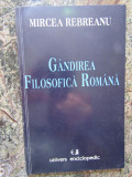Mircea Rebreanu - Gandirea filosofica romana