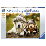 Puzzle Caine Cu Palarie, 500 Piese, Ravensburger