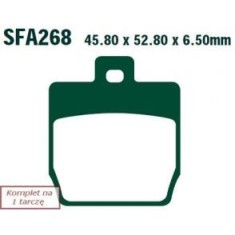 Klocki Ham. Moto. Yamaha Ew 50 Slider (00-05) 289817 EBCSFA268HH