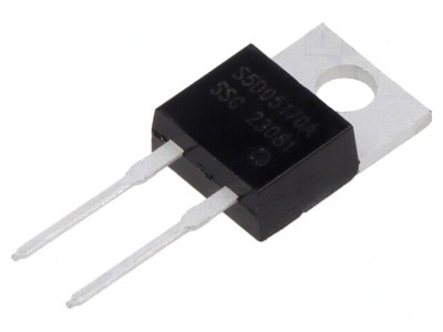 Diodă Redresoare Schottky SiC 1.7kV 5A TO220AC foto