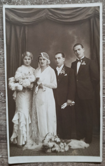 Fotografie de nunta// Foto-Princiar Traian 1934, tip CP