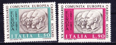TSV$ - 1971 MICHEL 1333-1334 ITALIA MNH/** LUX foto