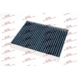 Filtru habitaclu anti-fum Porsche Cayenne (92a); Vw Touareg (7p5, Touareg Van (7p5), Filtru carbon activ; cu efect antibacterian; absorbant de miros;