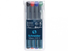 Marker OHP S fin permanent Schneider 4/set 220 0.4 mm