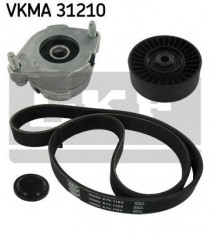 Set curea transmisie cu caneluri VW POLO CLASSIC (6KV2) (1995 - 2006) SKF VKMA 31210 foto